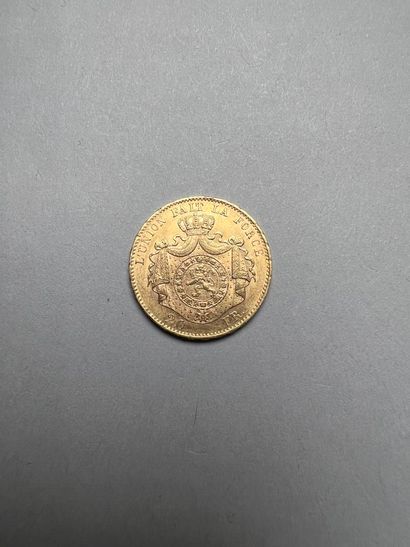 null Pièce de 20 francs Léopold II 1867 6,45 g