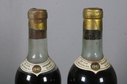 null 2bllesCh. JOURDAN mi-épaule, étiquettes salesPremières-Côtes-de-Bordeaux194...