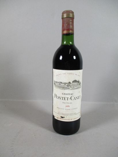 null 1 blle Ch. PONTET-CANET Pauillac 1979