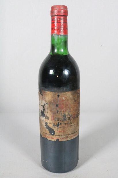 null 1 blle Ch. BOURGNEUF VAYRON Pomerol 1979 - bas goulot, étiquette sale