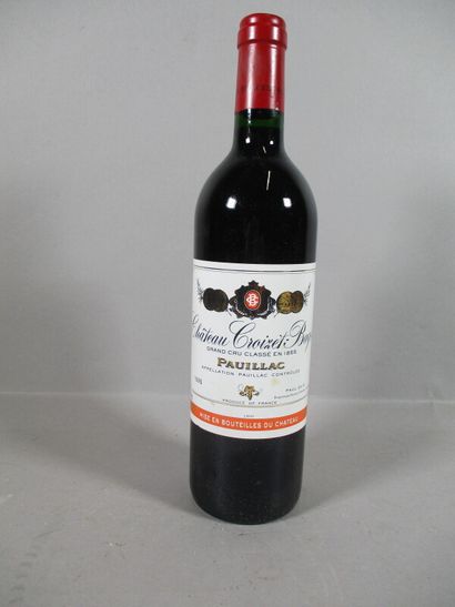 null 1 blle Ch. CROIZET-BAGES Pauillac 1985 - rectification millésime 1995