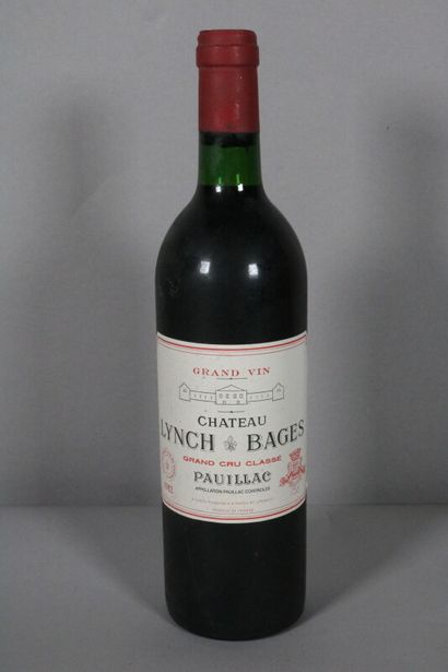 null 1 blle Ch. LYNCH-BAGES Pauillac 1982 - bas goulot