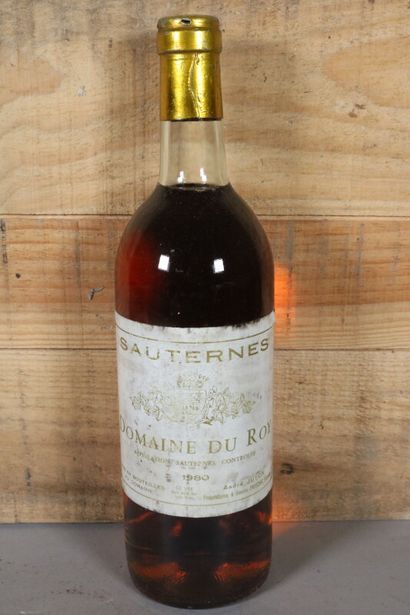 null 1 blle DOMAINE DU ROY Sauternes 1980 - bas goulot