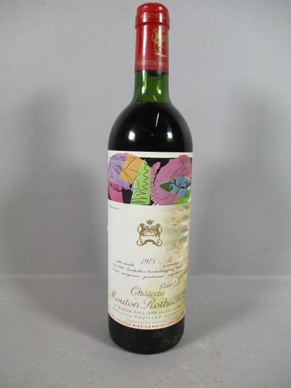 null 1 blle Ch. MOUTON ROTHSCHILD Pauillac 1975