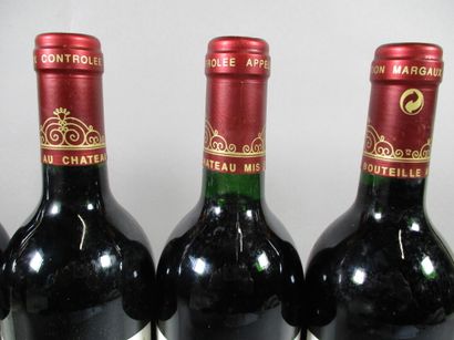 null 6 blles Ch. LASCOMBES Margaux 1989