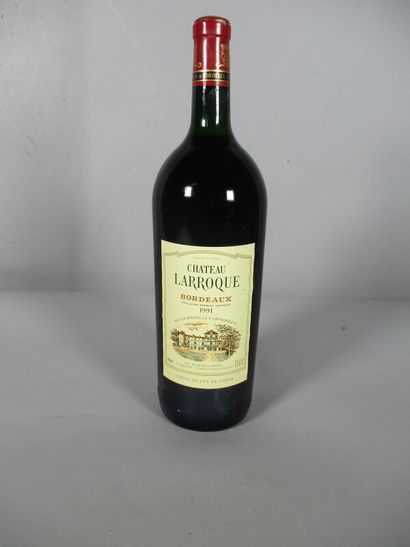 1 magnum Ch. LAROQUE bas goulot Bordeaux...