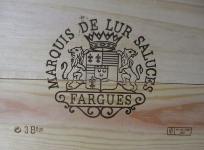 null 3 blles Ch. FARGUES Sauternes 2015