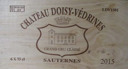 6 blles Ch. DOISY VEDRINES Sauternes 201...