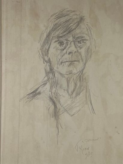 null TAL-COAT Pierre (1905-1985)

"Autoportrait"

Crayon

signée en bas à droite

51,5...