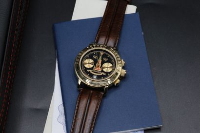 null POLJOT

montre bracelet acier doré

chronographe

1945-1995

bracelet cuir

en...