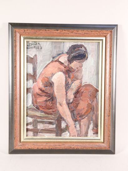 null DUMAS Gaëtan (1879-1950) 

Femme assise

huile sur toile

signée en haut à gauche

35...