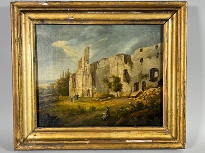 null Ecole française du XIXème

Paysage aux ruines animé

huile sur toile

20 x 25...