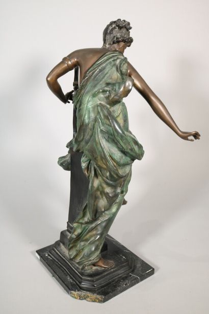 null Albert-Ernest CARRIER-BELLEUSE (1824-1887) d'après 

Mélodie

Sujet en bronze...