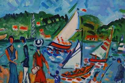 null Jean-Claude PICOT (1933-2020)

Honfleur

Huile sur toile signée en bas à gauche,...