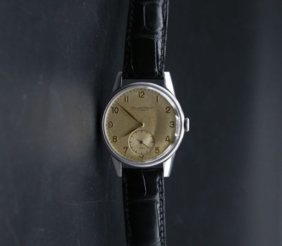 null International Watch & Co, Portugaise, boitier de montre acier, marqué, index...