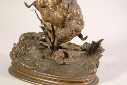 null Jules MOIGNIEZ (1835-1894)

La bécasse des marais

bronze à patine brune signé...
