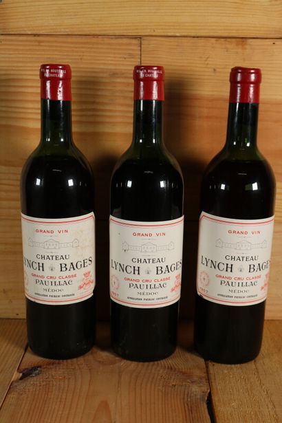null 3 blles Ch. LYNCH-BAGES Pauillac 1957 - low shoulder