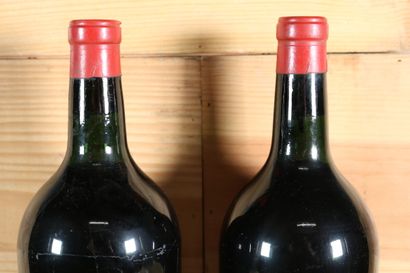 null 2 mags Ch. MONBOUSQUET Saint-Emilion 1957 - Bottom of the bottle, 1 without...