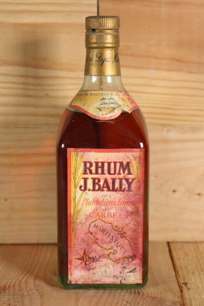 null 1 bottle RHUM J. BALLY Martinique 1970