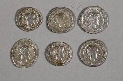 null Gordian III (238-244), Antoninians, 6 copies

TTB/Sup