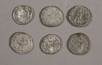 null Gordien III (238-244), Antoniniens, 6 exemplaires

TTB/Sup