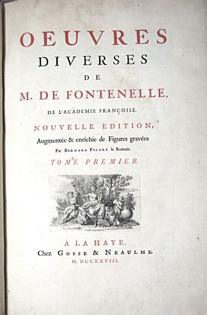 null 49. FONTENELLE (Bernard LE BOUYER de).

Various works. New edition, increased...