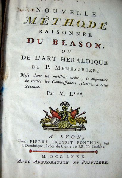 null 11. BELLEVAL (René de). Nobiliaire de Ponthieu et de Vimeu. Paris, Bachelin...