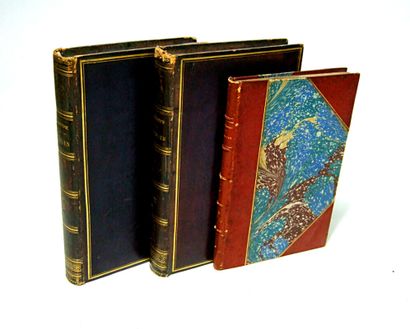 null 43. [First editions of the XIXth]. Set of 2 works.

- LAMARTINE (Alphonse de)....