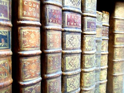 null 38. [Law]. Set of 19 in-4 volumes from the 18th century dealing with legal matters...