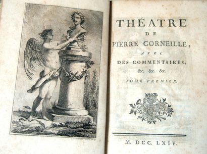 null 34. CORNEILLE (Pierre). Theater, with comments [by VOLTAIRE]. S.l.n.n. (Geneva,...