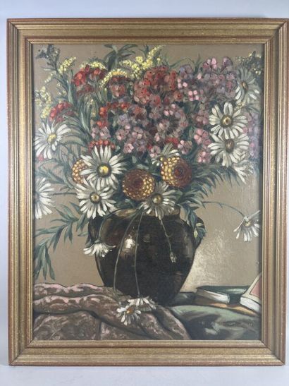 null RANSON

"Bouquet of flowers

oil on canvas

signed lower right

68 x 53,5 c...