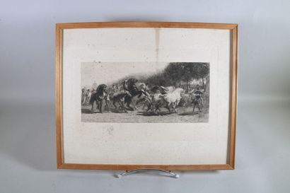 null Rosa BONHEUR (1822-1899) 

The horse market

print

signed in the plate lower...