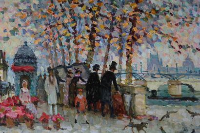 null Pierre BOUDET (1915-2010)

Paris Autumn at the quai de Conti

Oil on isorel...