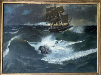 null Leo Paul Samuel ROBERT (1851-1923)

The storm 

Oil on canvas signed lower left...