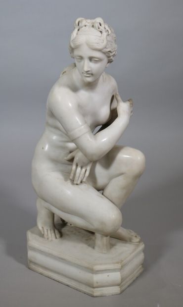  D'après Antoine COYSEVOX (1640-1720)

Vénus assise aux coquillages

sujet en marbre... Gazette Drouot