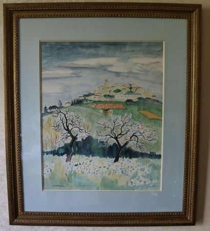 null Yves BRAYER (1907-1990)

Village of Cordes in spring 

Watercolor

Signed lower...