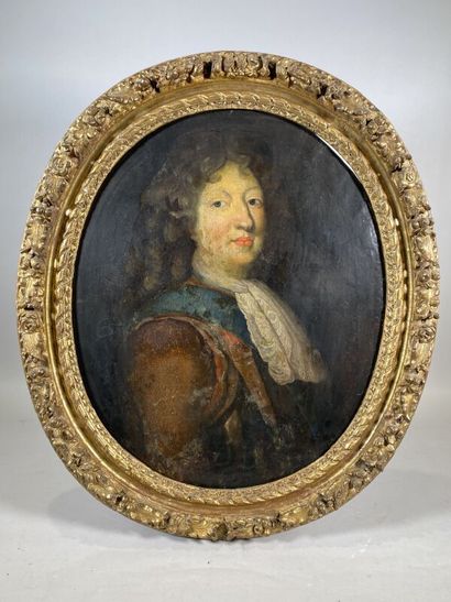 null Portrait of a man in armor 

Oil on canvas in the 18th century style 

69,5...