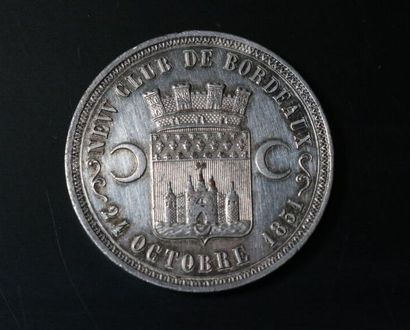 null New Club de Bordeaux - Silver plated copper [Carde 1113]