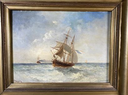 null Paul SEIGNON (1820-1890)

Marine

Oil on panel signed lower left

40 x 54 c...