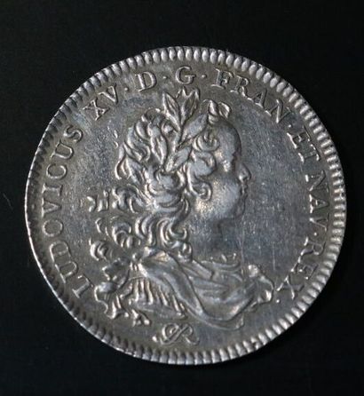 null Jeton Secrétaire du Roi Louis XIV - 1715
