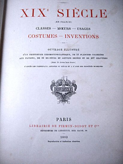 null 5. AMERO (Justin). Les Classiques de la Table. Paris, Firmin Didot, 1855. Nouvelle...