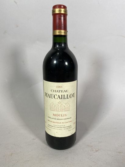 null 4 blles Ch. Maucaillou Moulis 1988