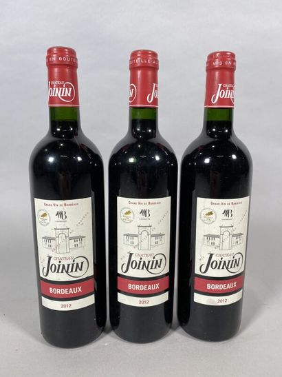 3 blles Ch. Joinin Bordeaux 2012
