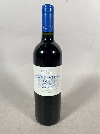 1 blle Ch. Fond-Vidal Bordeaux 2008