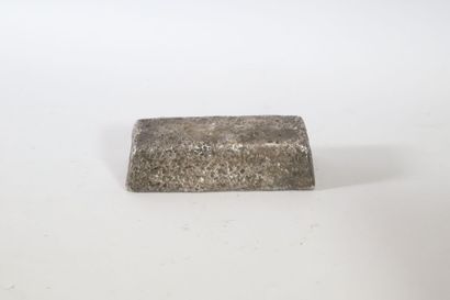 null Silver ingot, no precision of the titration - Gross weight : 2076 g