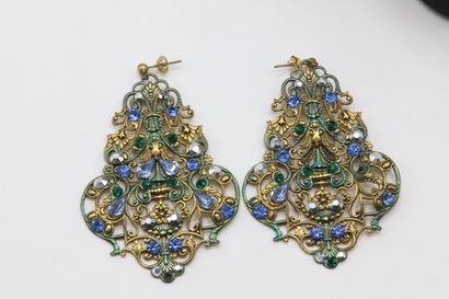 null Emporio Armani - bracelet watch, pair of fancy earrings and a Breton terracotta...