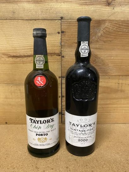 null 2 bottles of Port 
- Taylor's, Chip Dry (white)
- Taylor's vintage POrt, 2000...