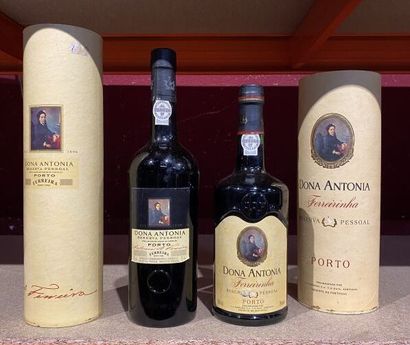 null 2 bottles DONA ANTONIA Port (boxes), 75 cl for the 2, BN