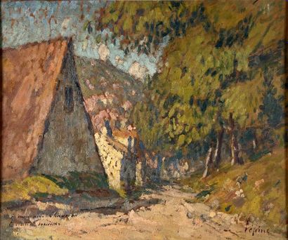 Joseph LEPINE (1867-1943)
Chemin à Croizies
Huile...