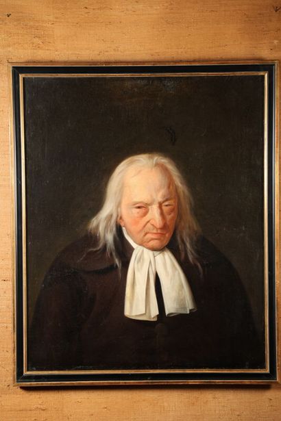null Ecole française XIXe
Portrait d'homme
Huile sur toile 
73 x 59,5 cm
(Restau...